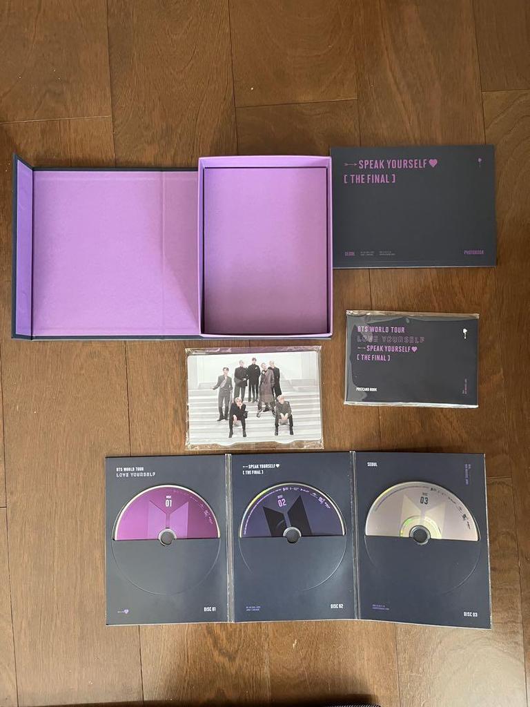[USED] BTS LOVE YOURSELF Blu-ray & DVD only includes bonuses