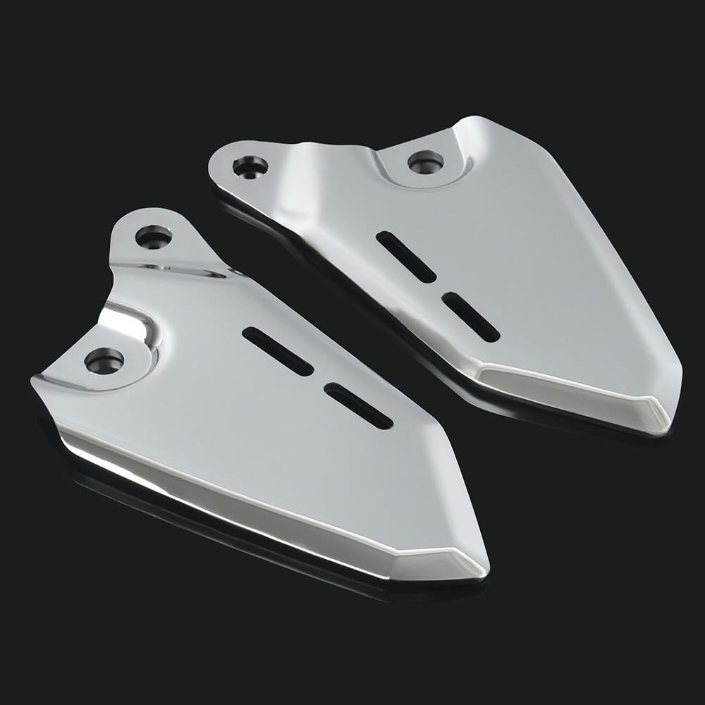 Z900RS 2018-2024 ABS Heel Plate Left and Right Set Foot Peg Footrest Z900RS CAFE 2019 2020 2021 2022 2023 (Chrome)