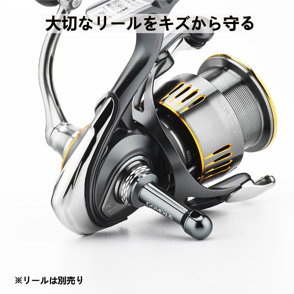 Gomexus R1 Reel 42mm Spinning Reel Compatible with Twin and Aluminum Hook and Ideal for Run and Gun and Light Game for Easy Stand, Protection, Luvias,