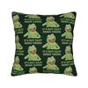 Kermit  Square Pillow Case Polyester Decorative Pillow The Frog Meme  Fashion Pillowcover Home Decor