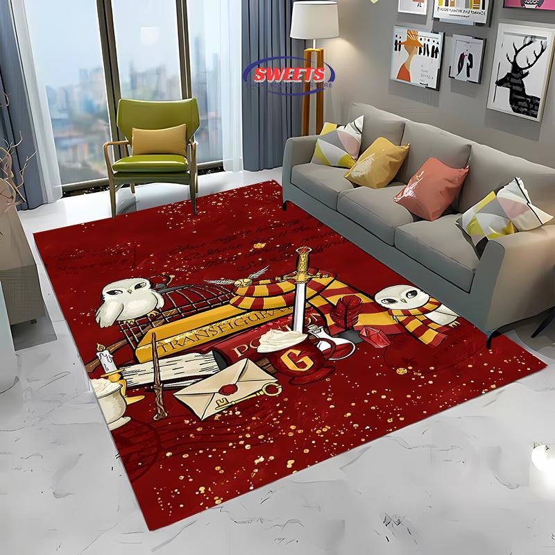 New Arrive Magic Props Pattern Large Carpet for Living Room Cartoon Bedroom, Sofa Doormat Kitchen Floor Rug Anti-slip Decor Mat