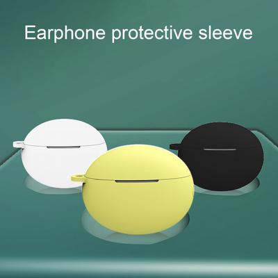 Earphone Case Soft Bluetooth-compatible Earbuds Protective Silicone Wireless Cover with Carabiner for Huawei