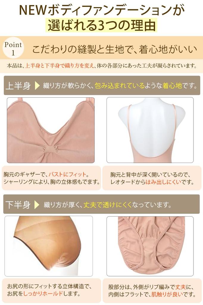 Adjustable Shoulder Straps Ballet Body Foundation for No Bust One Size Fits Juniors E-Ballerina Adults, Pocket, Most,