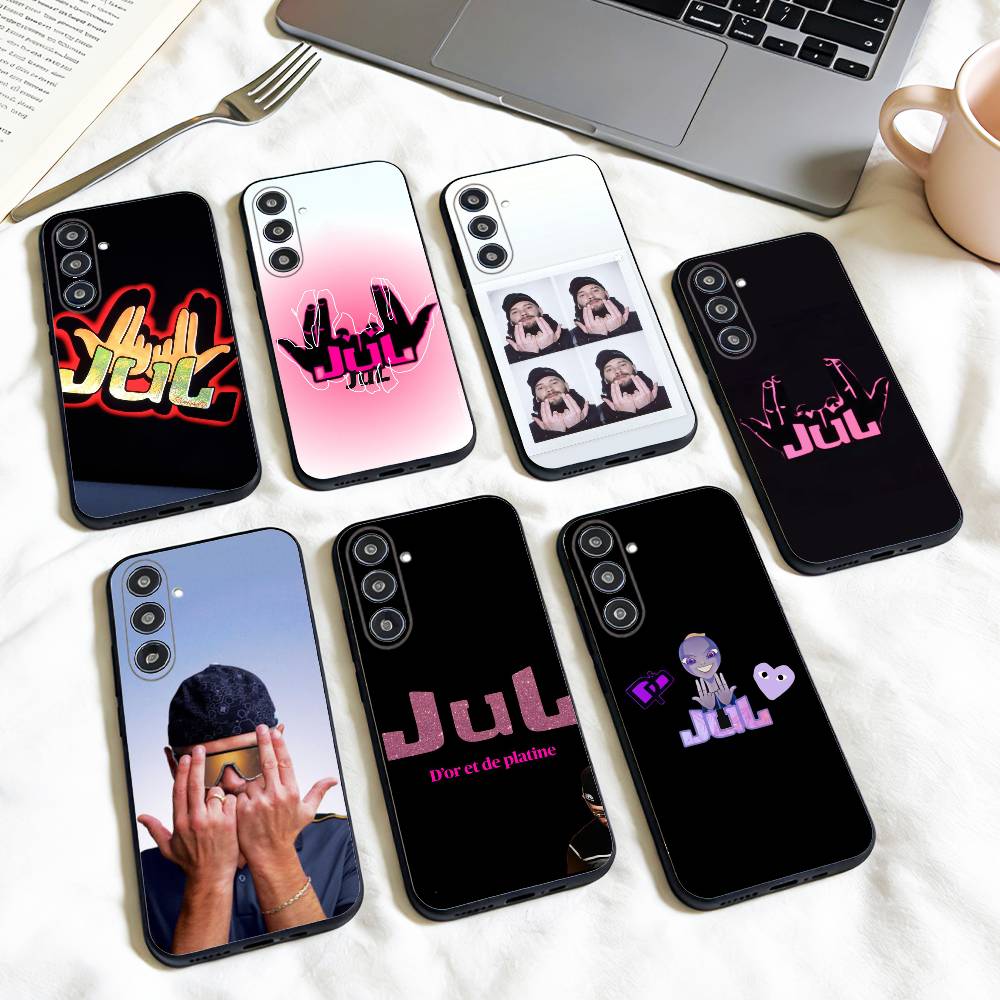 France Jul Rapper phone Case For Samsung Galaxy A73,A72,A71,A70,A53,A52,A51,Others Soft Black Shell