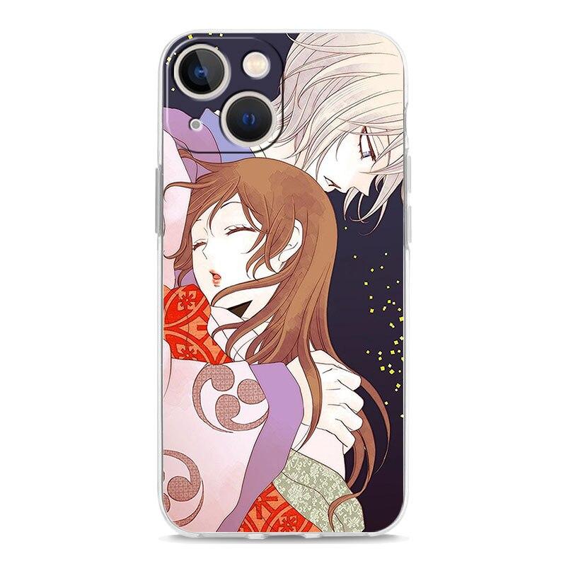 

Чехол для телефона Anime Kamisama Love Kiss для iPhone 14 13 11 12 Pro Max X XR XS 7 8 Plus SE, прозрачный, мягкий, из ТПУ, Fundas Coque iPhone 14 Plus