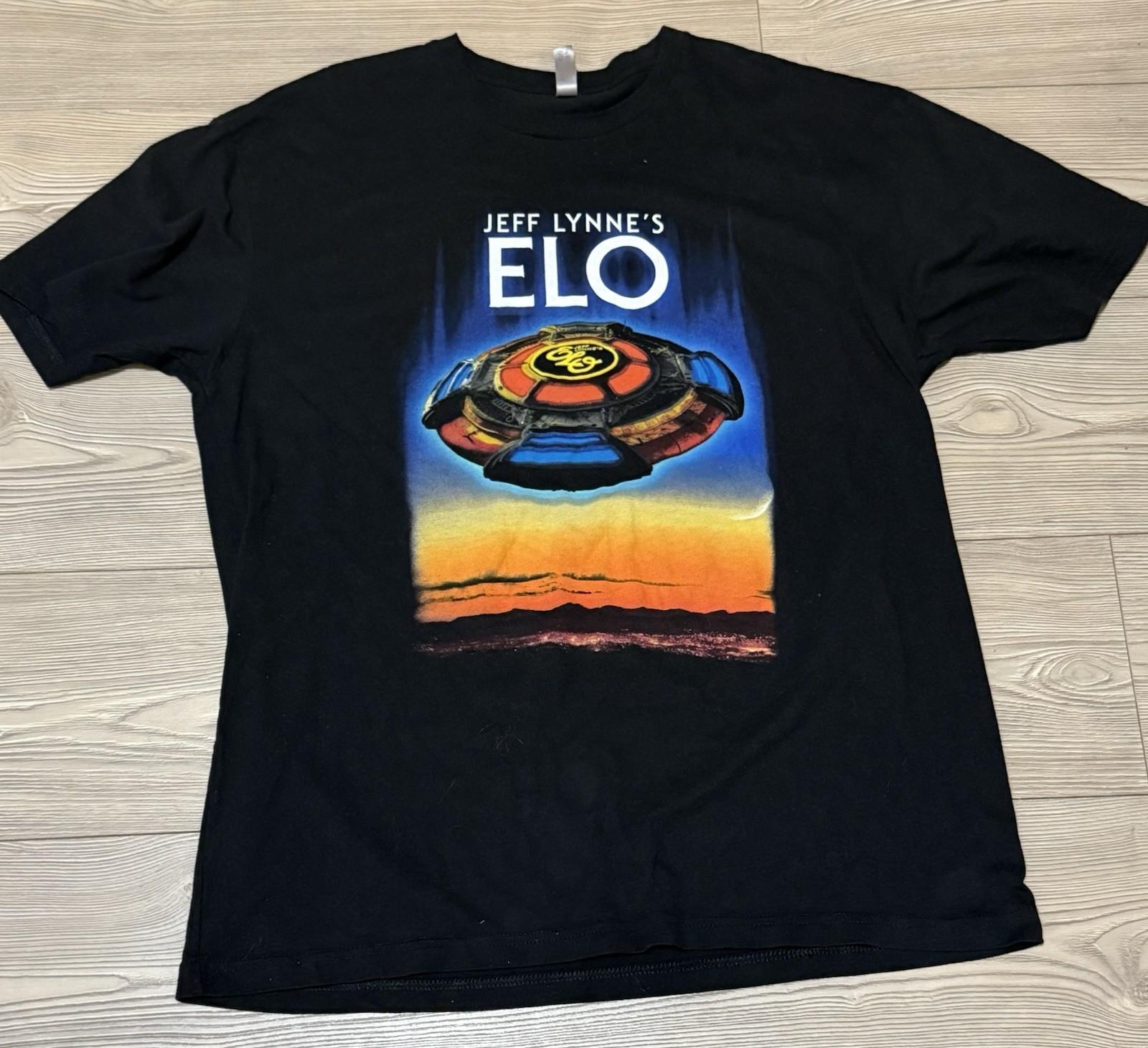 2019 JEFF LYNNE s ELO Electric Light Orchestra LIVE Concert Tour (XL) Unisex T-Shirt XXL