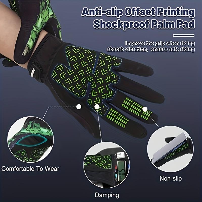 Bicycle Riding Gloves Ghost Claws Full Finger Touch Screen Spring Autumn Bicycle Gloves Anti-slip For Bicycle Fishing Motorcycle