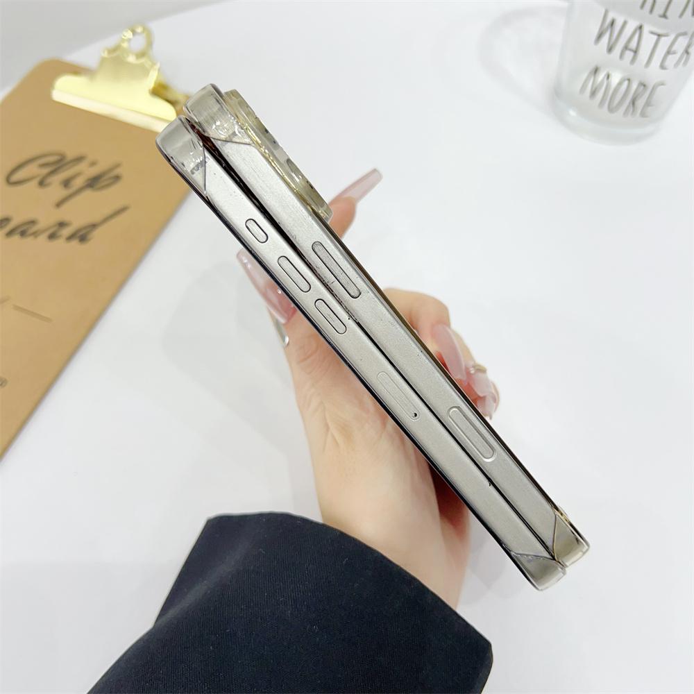 Ultra Thin Clear PC For Magsafe Frameless Phone Case For 17 15 16 Plus 12 13 14 Pro Max Wireless Charging Hard Back Cover