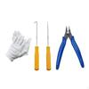 Racket String Puller Metal Stringing Tools Set with Comfortable Ergonomic Hand Tool And