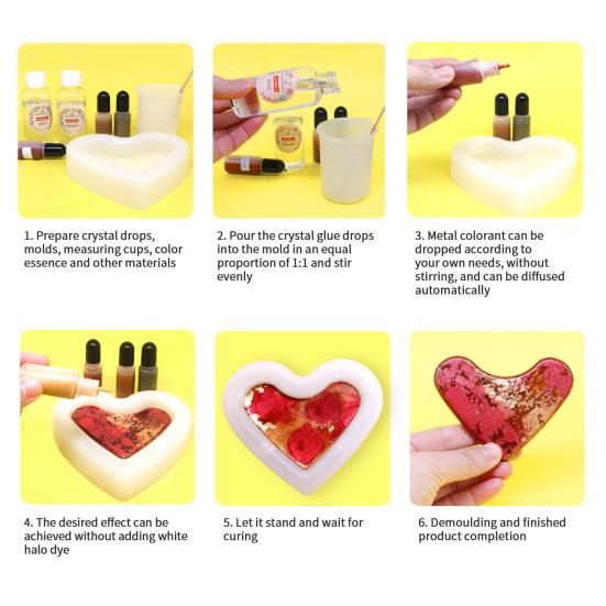 10ml Diffusion Pigment DIY 3D Ink Metal Pigment Alcohol Liquid Colorant for Crafts