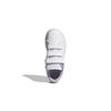 Adidas Neo Advantage Simple Versatile Comfortable Durable Low-Top Kids Skate Shoes Kids Sneaker White Purple FZ3222
