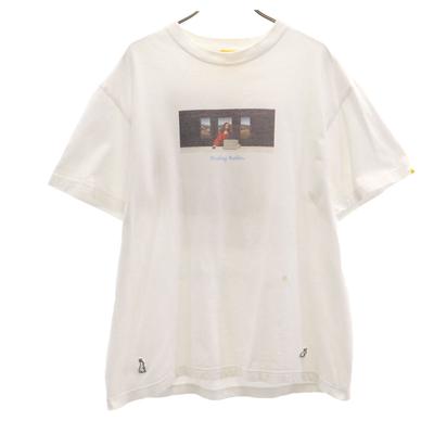 FR2 Print Short Sleeve T-shirt M White Mona Lisa Men's Used