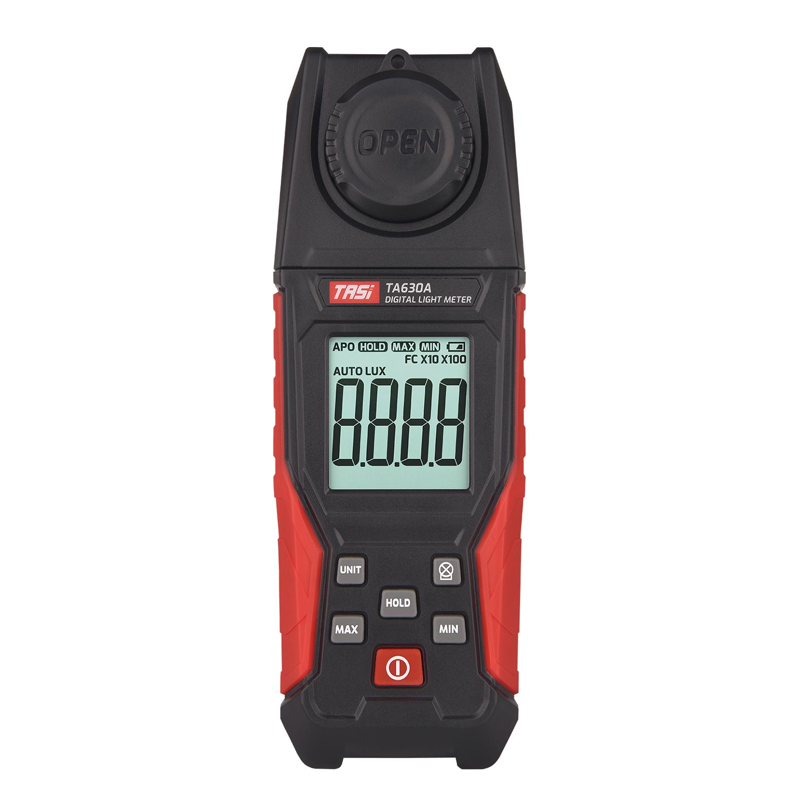

TASI Digital Light Meter Illuminance Lux Meter Record LCD Display 0~200000 Measurement Range Flexible Sensor Light Tester