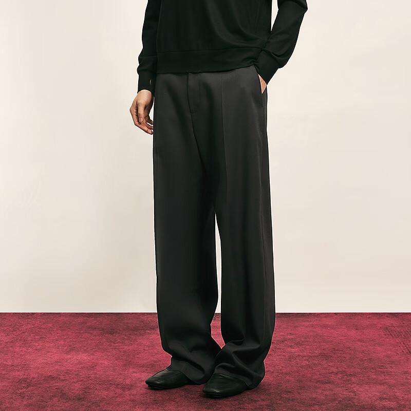 CROQUIS Men's 2025 Autumn Loose Wide-Leg Casual Trousers 9P9E12080