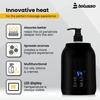 Chauffe-huile de massage - BOLUSSO - Chauffe-Huile Massage - 3 huiles (Coco, Rose, Cacao) - 2 distributeurs - Temp. 30–65°C