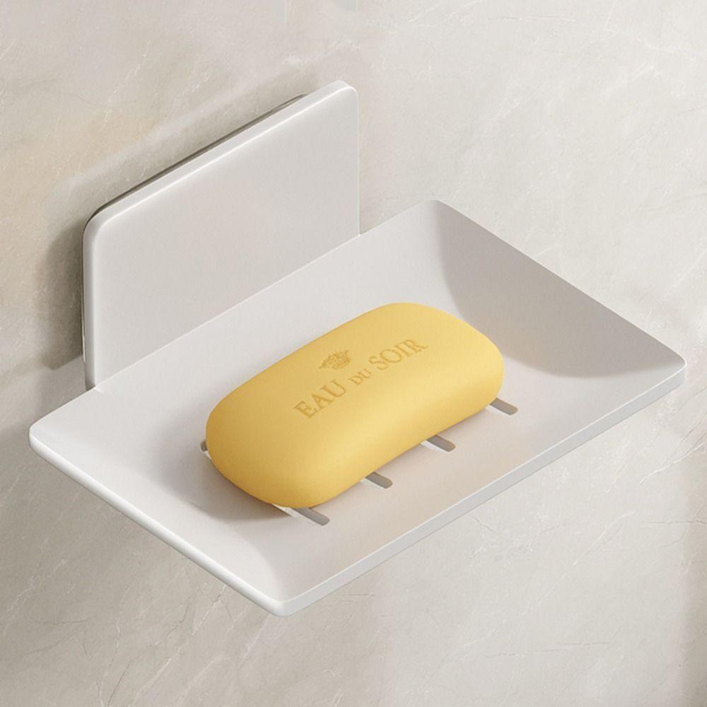 Space Aluminum Soap Dish Holder Wall Mounted Shower Soap Saver Heavy Duty Soap Tray  for Bathroom