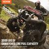 Elektrische Winde ATV UTV 3000 lbs Stahlseil IP55 Wasserdicht Kabelgebundene Steuerung