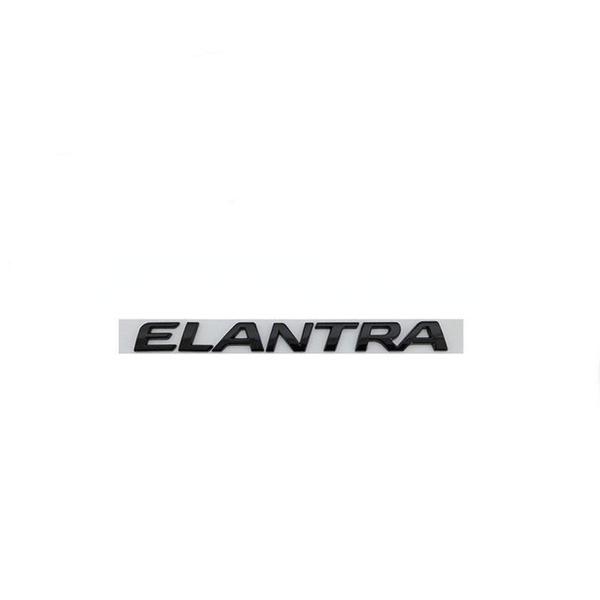 3D Car Sticker Elantra Santafe Sonata Tucson Rear Sign Emblem Badge Car Body Fender Rear Trunk Version Modification Accessories Abs New