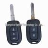 Renault 2/3-Button Remote Key Shell Replacement (No Logo, Blank, Straight Plate)