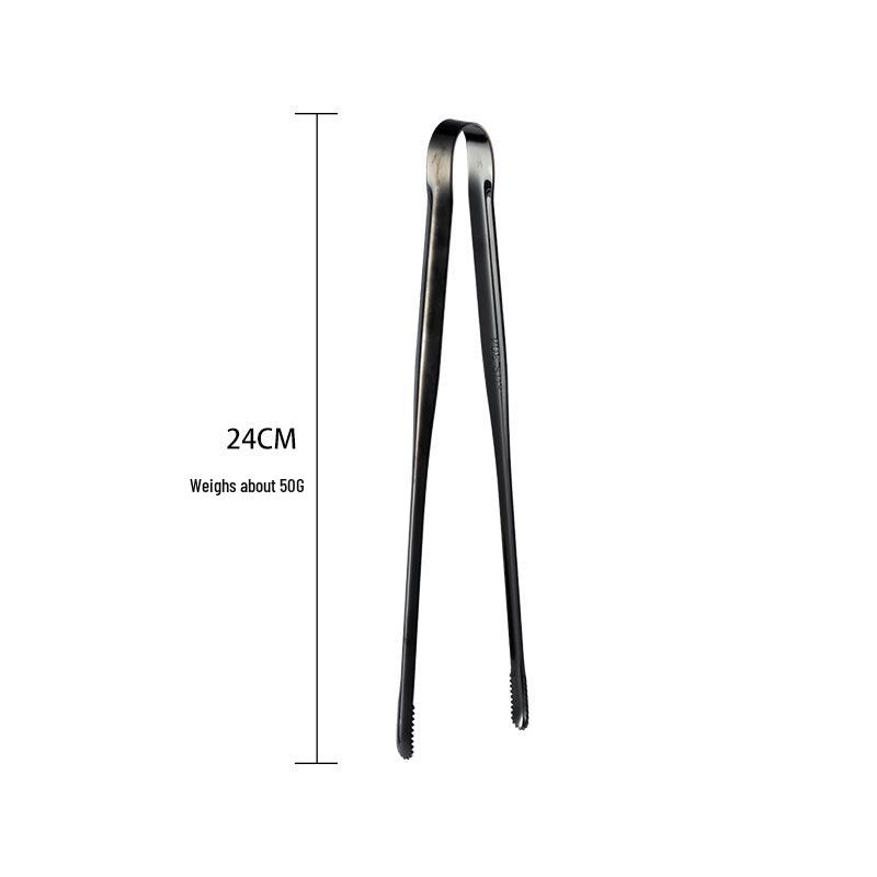 304 Stainless Steel Korean BBQ and Steak Tongs - Versatile Food and Bread Serving Tool
