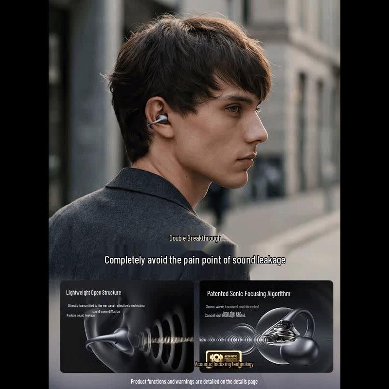 Saina ANC Ear-clip True Wireless Bluetooth Headset