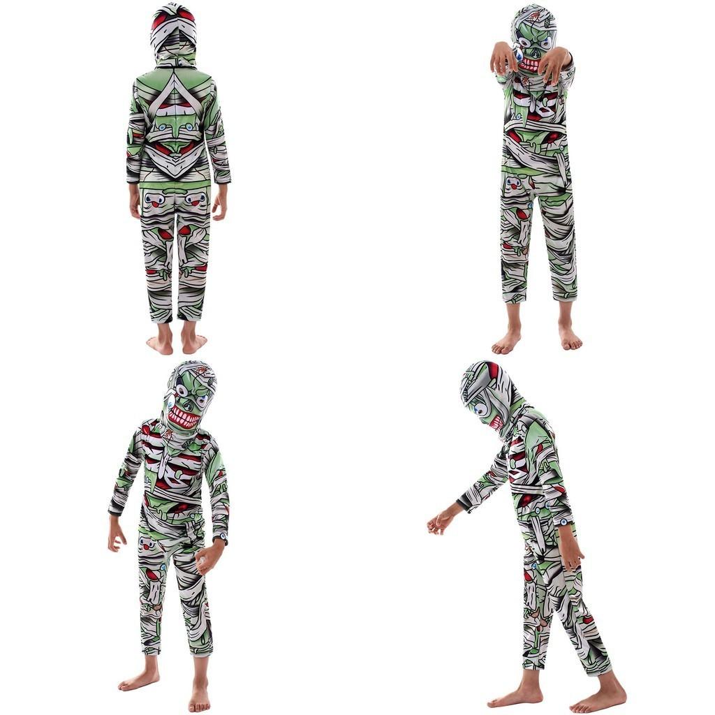 Trendy Mummy Cosplay Jumpsuit For Kids Perfect For Halloween And Dance Shows