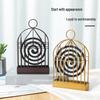 Portable Wrought Iron Birdcage Mosquito Coil Holder