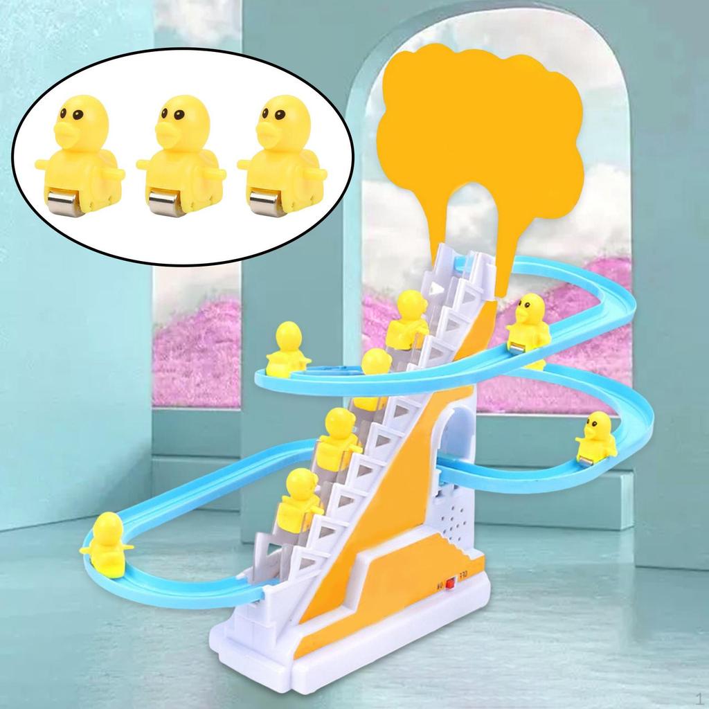 3 Coaster Toy Accessories Durable Electric Track Game Parts Climb Stairs Accs for Indoor Outdoor