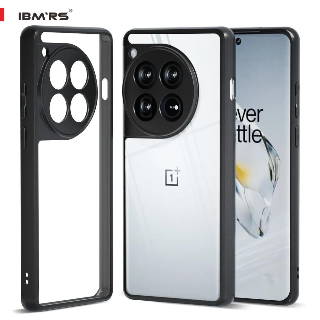 (Comes with wrist strap)[Precise Cutouts for Camera Lenses] for OnePlus Ace 12 camo phone case,Clear Hard Back Shockproof Advanced Protective Cover