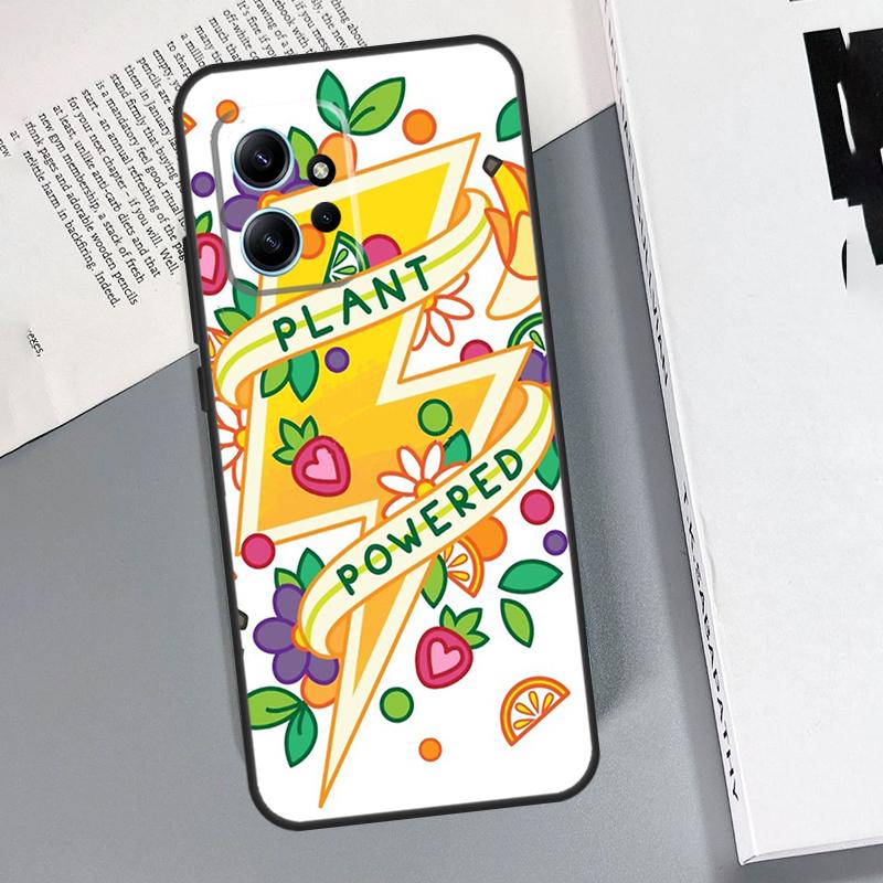 Vegan Pattern Funda For Xiaomi Redmi 12 9A 9C 10A 10C 12C Case Redmi Note 9 8 10 11 12 Pro 9S 10S 11S 12S