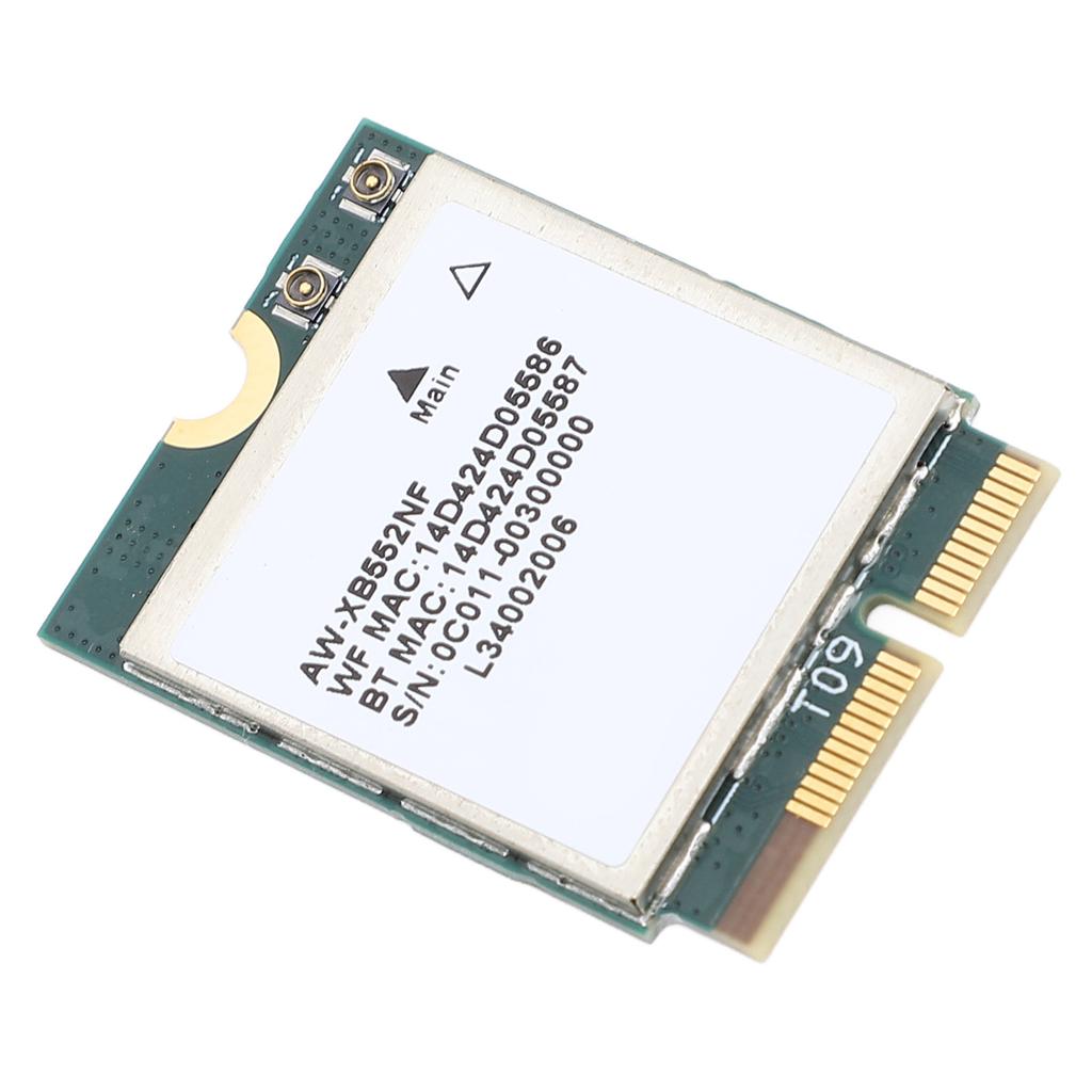 MT7902 Wireless Network Card Module 2400Mbps 2.4GHz 5GHz 6GHz Tri Band Bluetooth 5.2 M.2 Network Adapter for Laptop PC