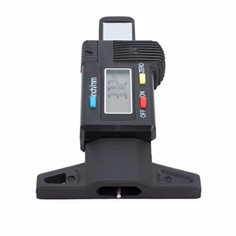 0-25.4mm Digital Tire Tread Gauge with LCD Display and Suitable for Operation At 0-40°C for Cars, Vans, Motorcycles, Trucks