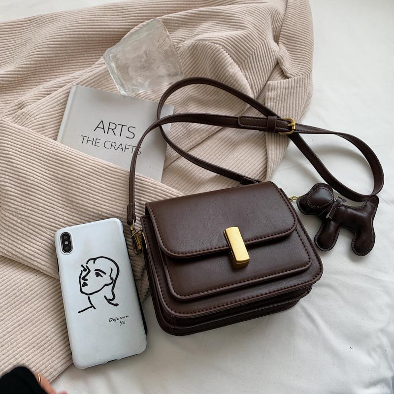 Bag Women's New Fashion Messenger Bag Casual Versatile Shoulder Small Square Bag