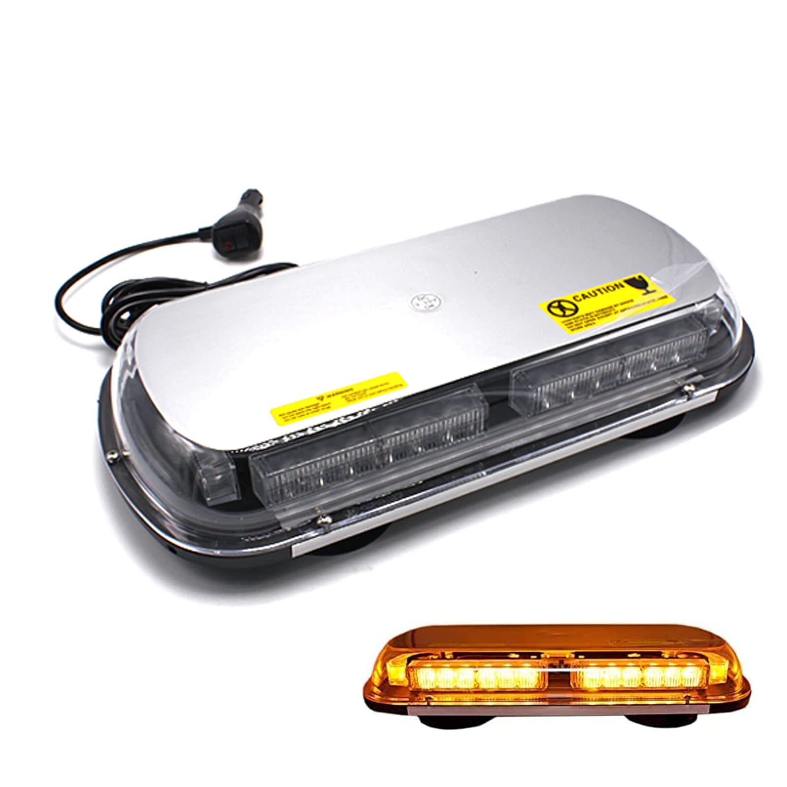 

Wellvie Классный Желтый Патрульный Вращающийся 45см Совместимый с и Предупреждающий Световой Сигнал, Маяк, 100В, Широкий, 9В-30В, 12В, 24В, Мигающий/Рабочий/Предупреждающий/Снег