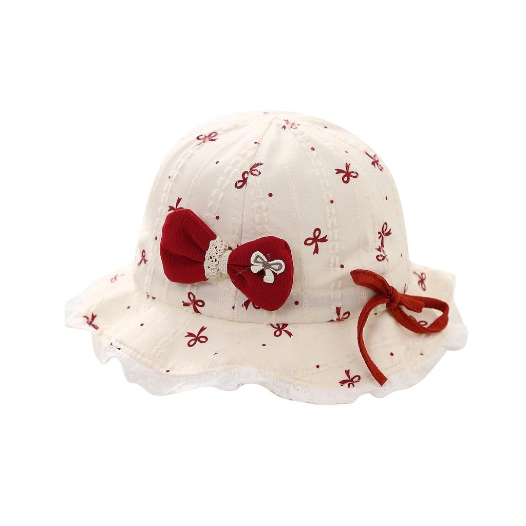 Baby Sun Protection Adjustable Bucket Hat for Spring and Autumn