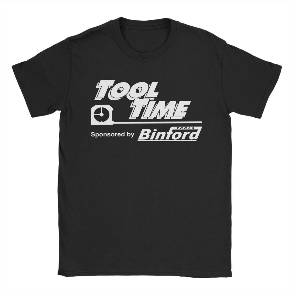 Magliette da Uomo Tool Time sponsorizzate da Binford Tools Show TV Ristrutturazioni Casa Top in Cotone Maglietta Vintage Maglietta Taglie Forti