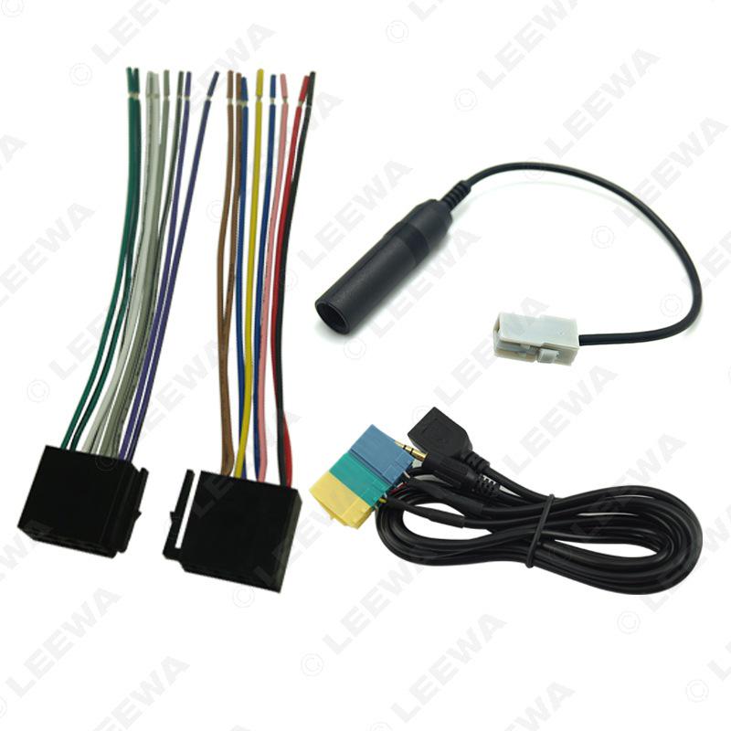 

Аудиоадаптер AUX 3,5 мм + USB для автомагнитолы/CD-проигрывателя Kia/Hyundai LEEWA