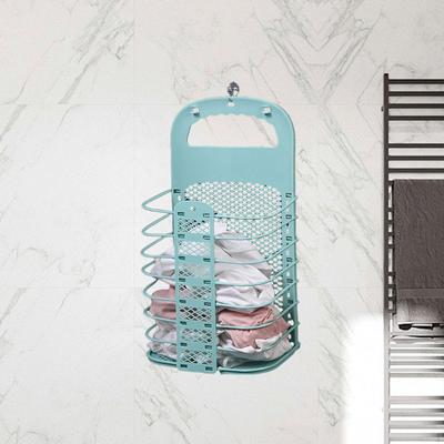 Faltbarer Wäschekorb, Heimgebrauch Schmutzwäschebehälter, Bad Badezimmer Aufbewahrung