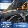 Car Dashboard Cover Pad For Infiniti G25 G35 G37 07-13 Sunshade Protector Anti-UV Dash Mats Non-slip Pads Interior Accessories