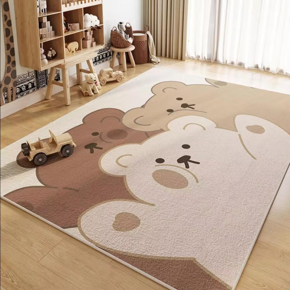 Children's Room Carpet, Living Room Reading Area, Baby Crawling Mat, Bedroom Easy-To-Maintain Home Decoration Carpet