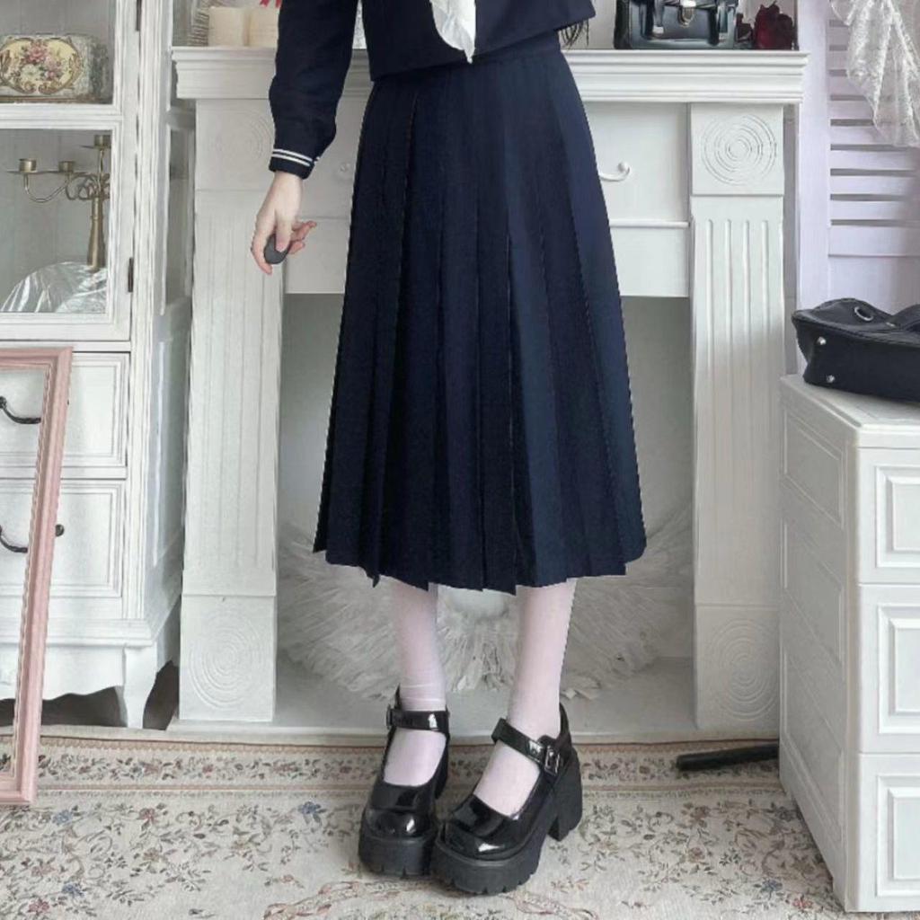 Authentic Japanese Sailor Uniform Set: White, Long & Short Sleeve, Academy Style