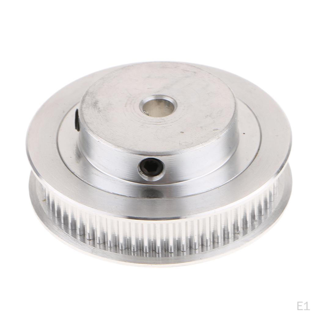 Kuggremsskiva av aluminiumlegering 60 tänder för 3D-skrivare innerhål 5 mm