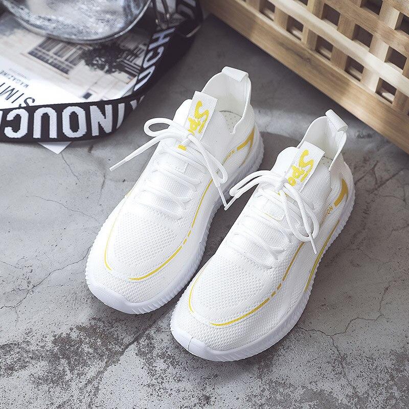 

Женская обувь для отдыха на открытом воздухе, повседневная обувь без шнуровки на плоской подошве, мягкая прогулочная обувь с сеткой, дышащие женские кроссовки с сеткой Yyj63