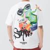 Y2K Fashion Street Hip-hop Style Trendy Brand With Frog Print For Men And Women 2024 Summer New Round Neck Short Sleeved Shirt