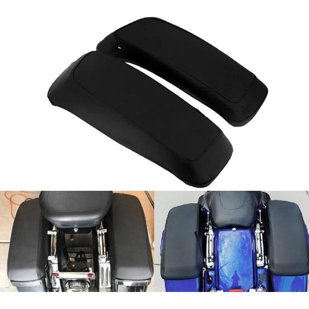 

Saddlebag Lid Covers Speaker Lid Waterproof Protective Covers Fit For Harley Road Glide FLTRX Electra Glide FLHT Road King FLHR Street Glide FLH Black-A