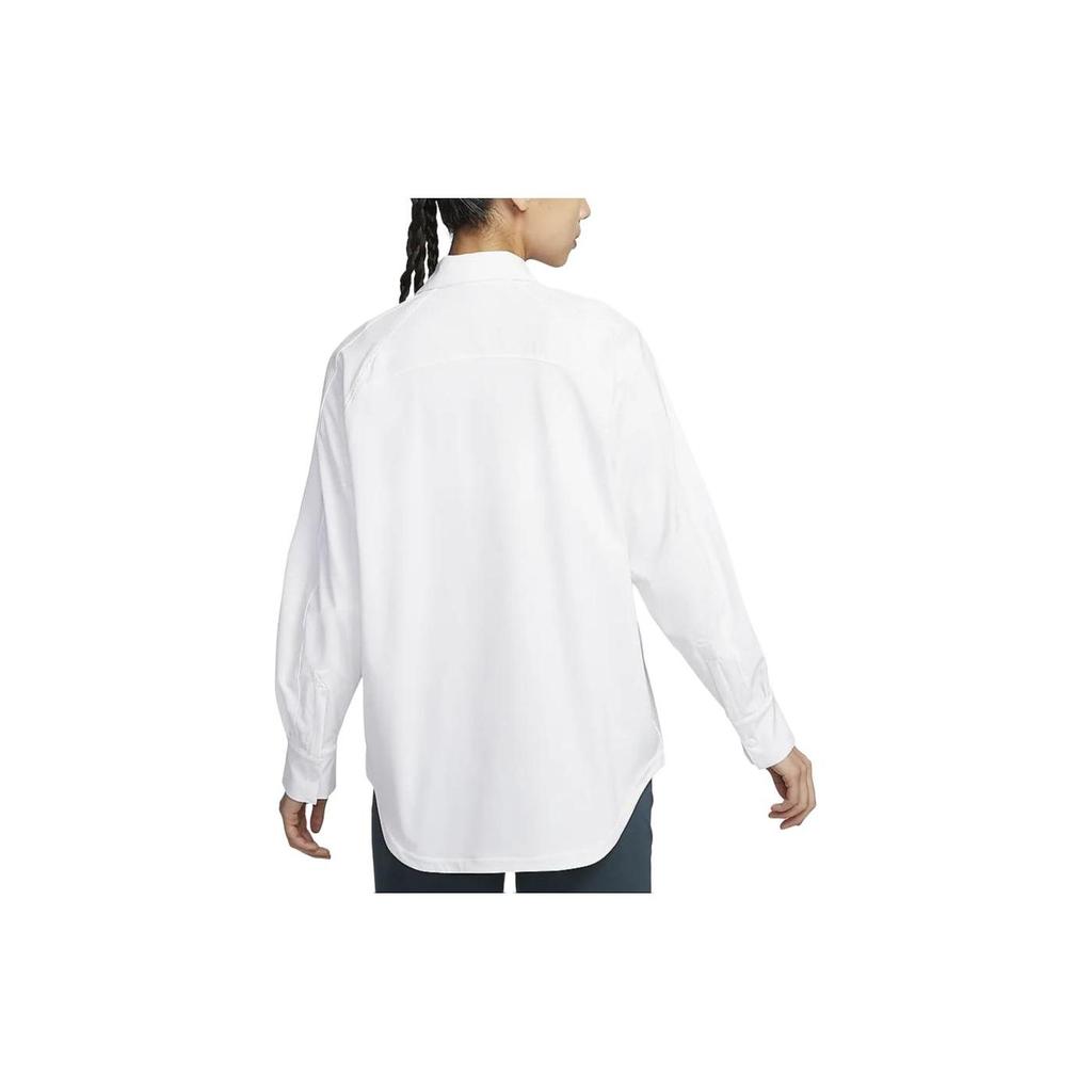 Nike Bliss Γρήγορου Στεγνώματος Ζακέτα Πόλο με Φερμουάρ Γυναικείες Ζακέτες Λευκή FN2780-100