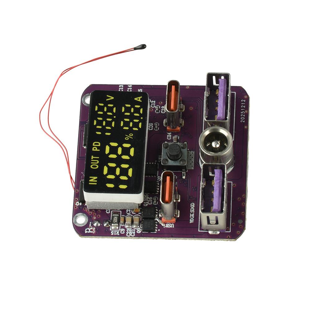 4S PD 100W Bidirectional Fast Charging Module Integrated Charge Discharging 20V 5A High-power Output Power Supply DC Interface