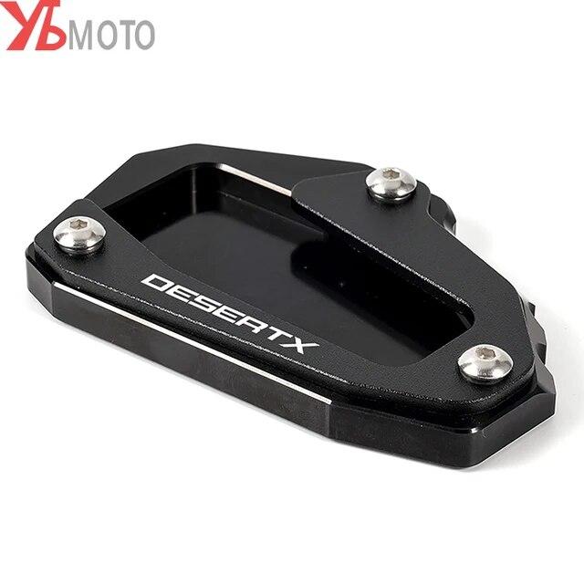 Motorcycle CNC Side Stand Extension Kickstand Enlarge Pad For Ducati SCRAMBLER 1100 Sport Icon Dark DesertX Desert X 2022 2023