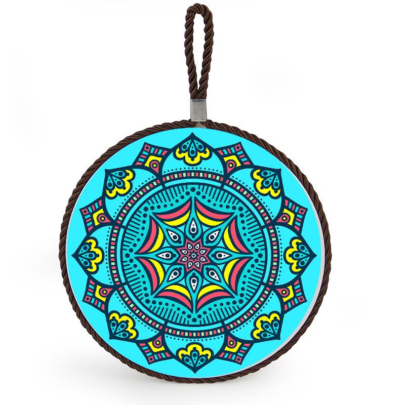 New Chinese Style Daily Dining Placemat Coaster Casserole Bowl Tableware Mat for Kitchen