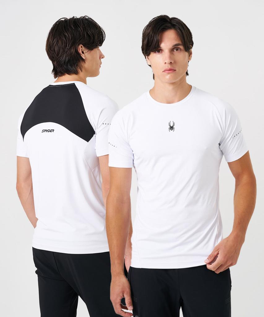 SPYDER Men'S Hybrid Training T-Shirt Spkmcnrs204Mwht